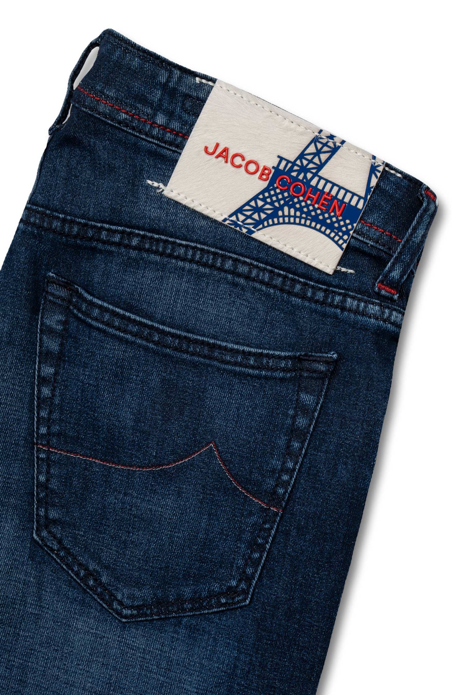 JACOB COHEN | Bard Jeans Paris Label | Dark Denim – Mitchell Ogilvie