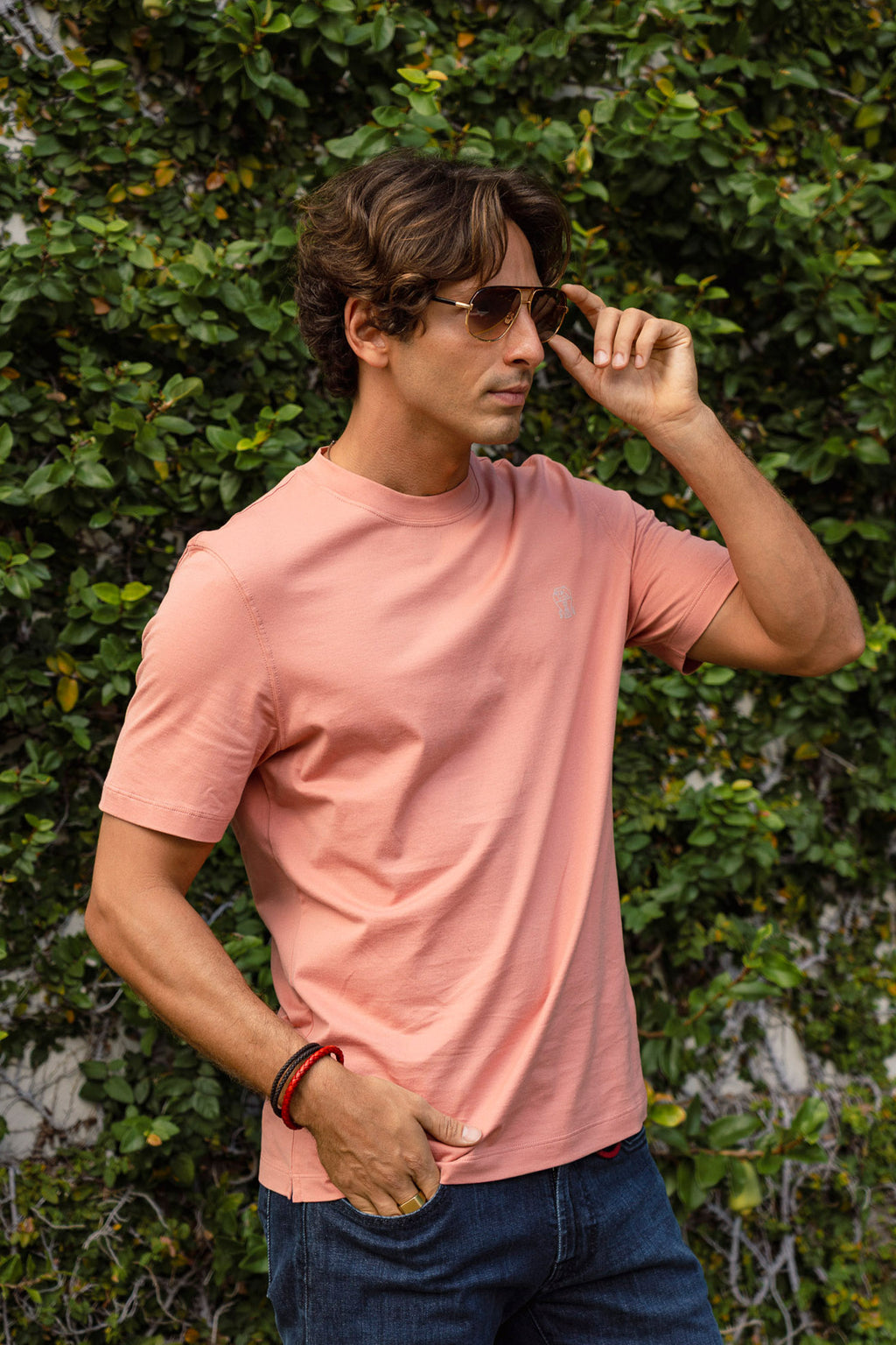 BRUNELLO CUCINELLI | Regular Fit T-Shirt | Peach