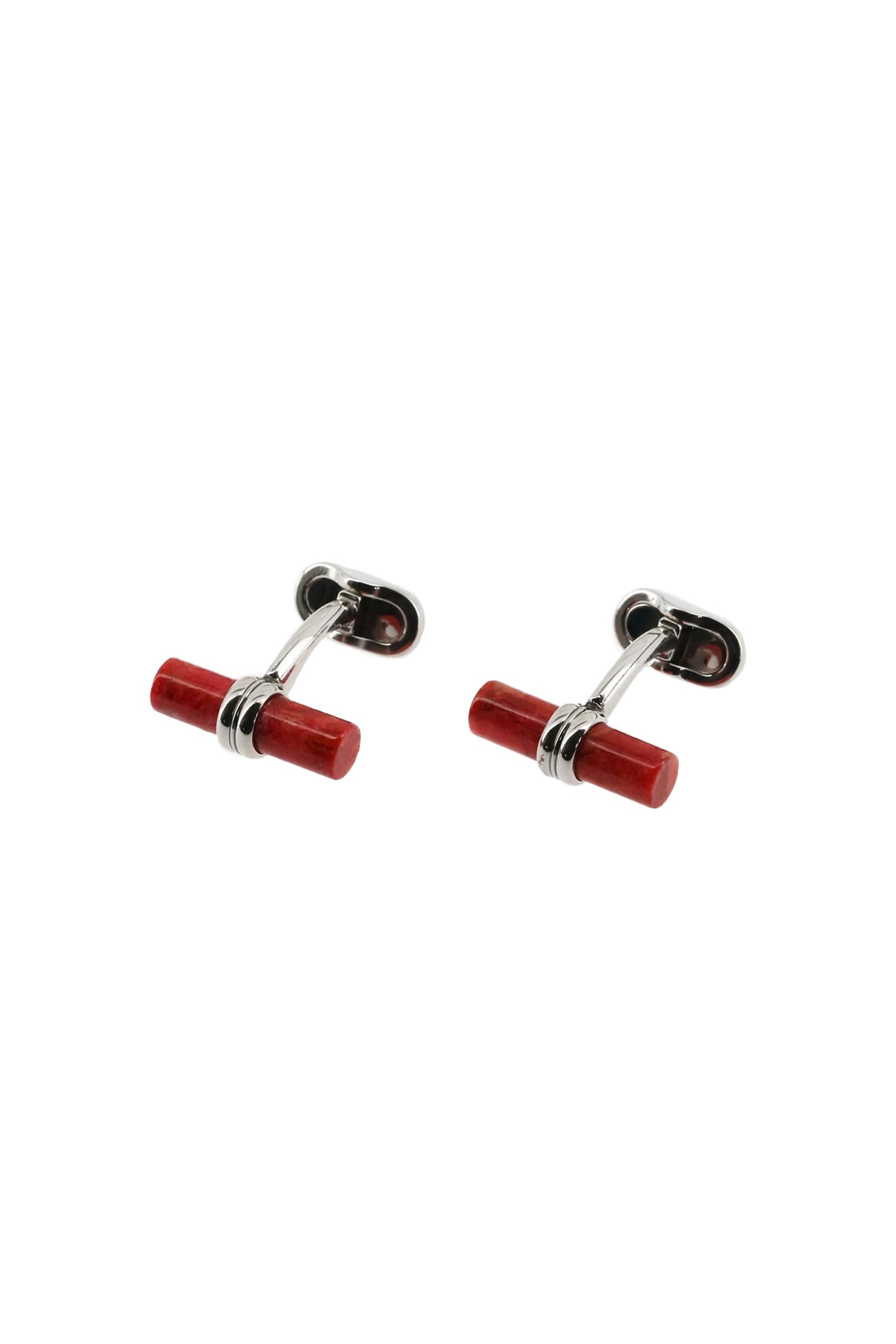 MITCHELL OGILVIE | Stone Baton Cufflinks | Coral