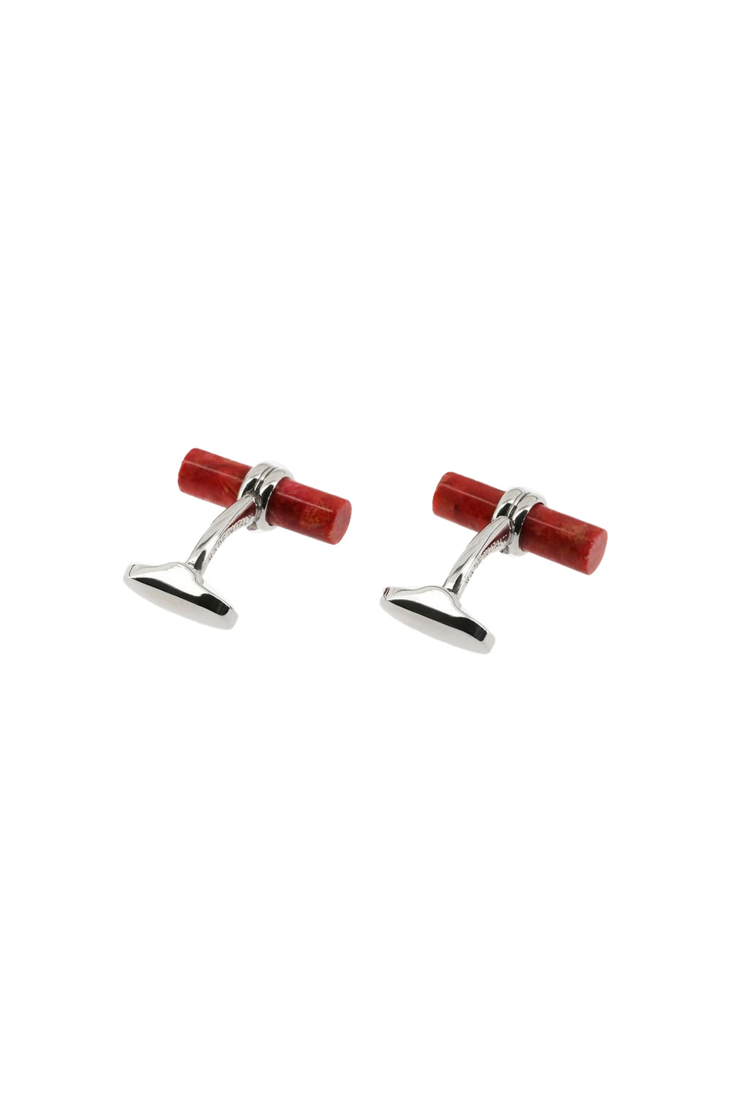 MITCHELL OGILVIE | Stone Baton Cufflinks | Coral