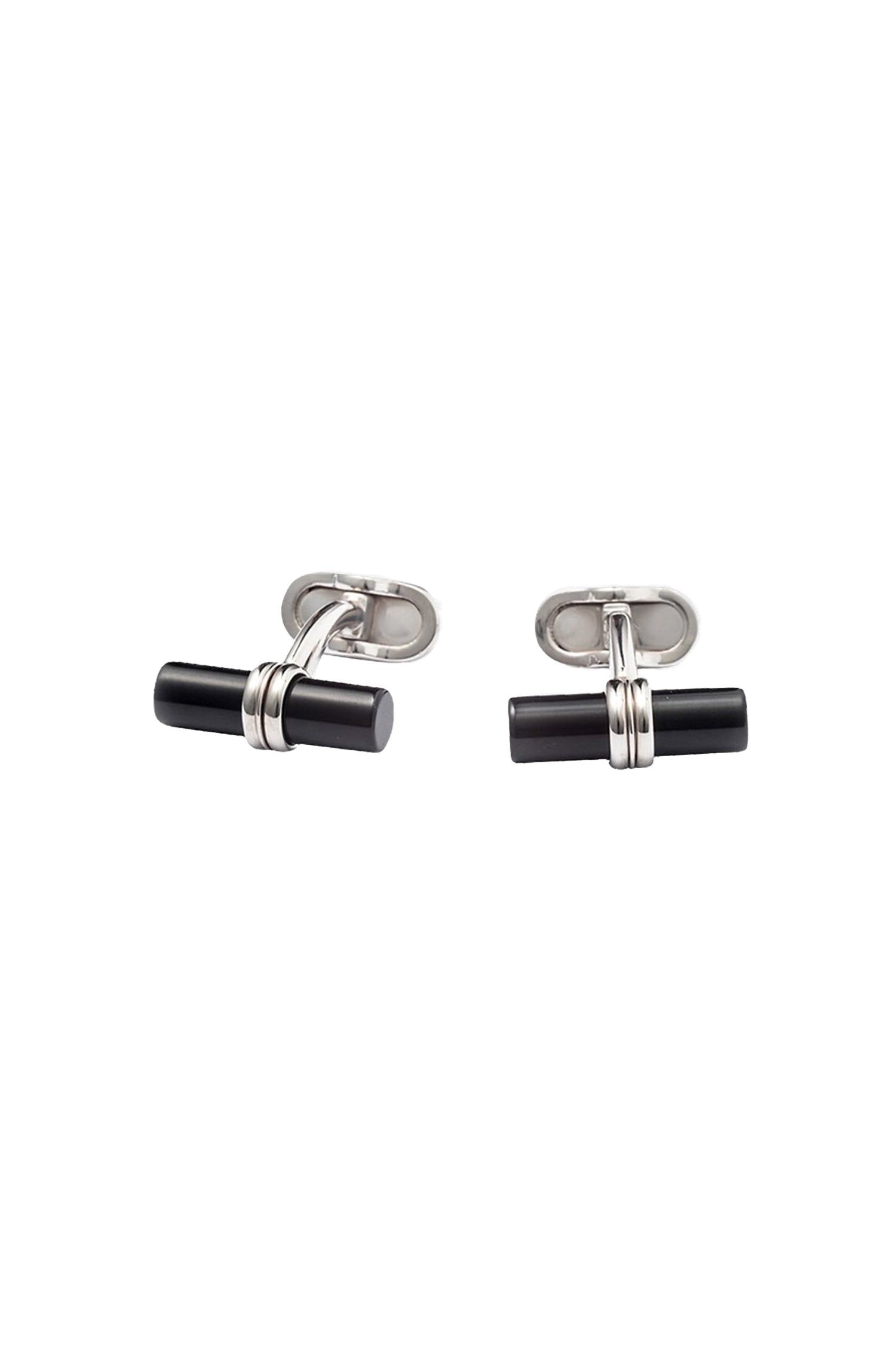 MITCHELL OGILVIE | Stone Baton Cufflinks | Black