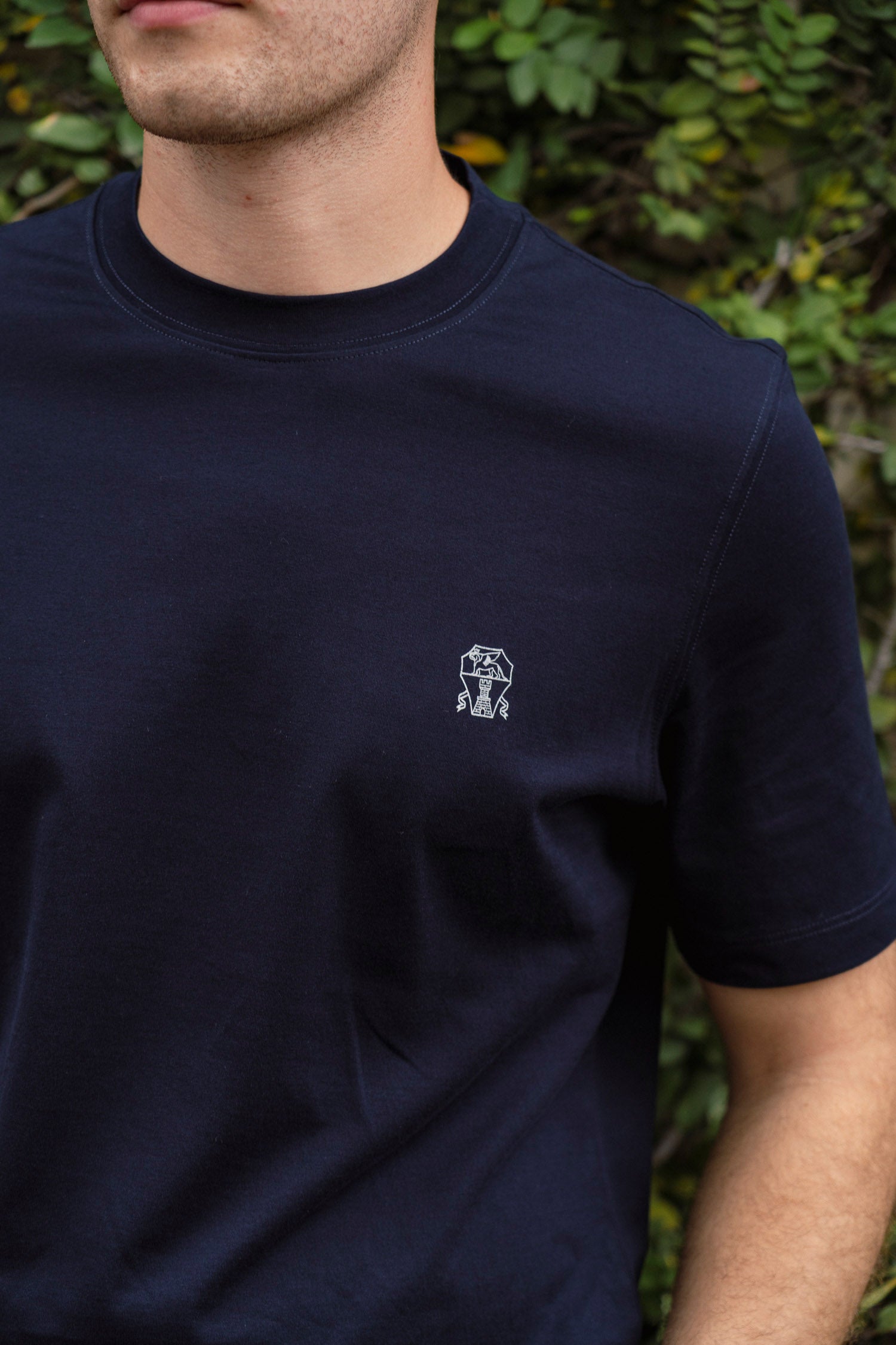 BRUNELLO CUCINELLI | Regular Fit T-Shirt | Navy