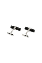 MITCHELL OGILVIE | Stone Baton Cufflinks | Black