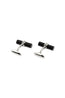 MITCHELL OGILVIE | Stone Baton Cufflinks | Black