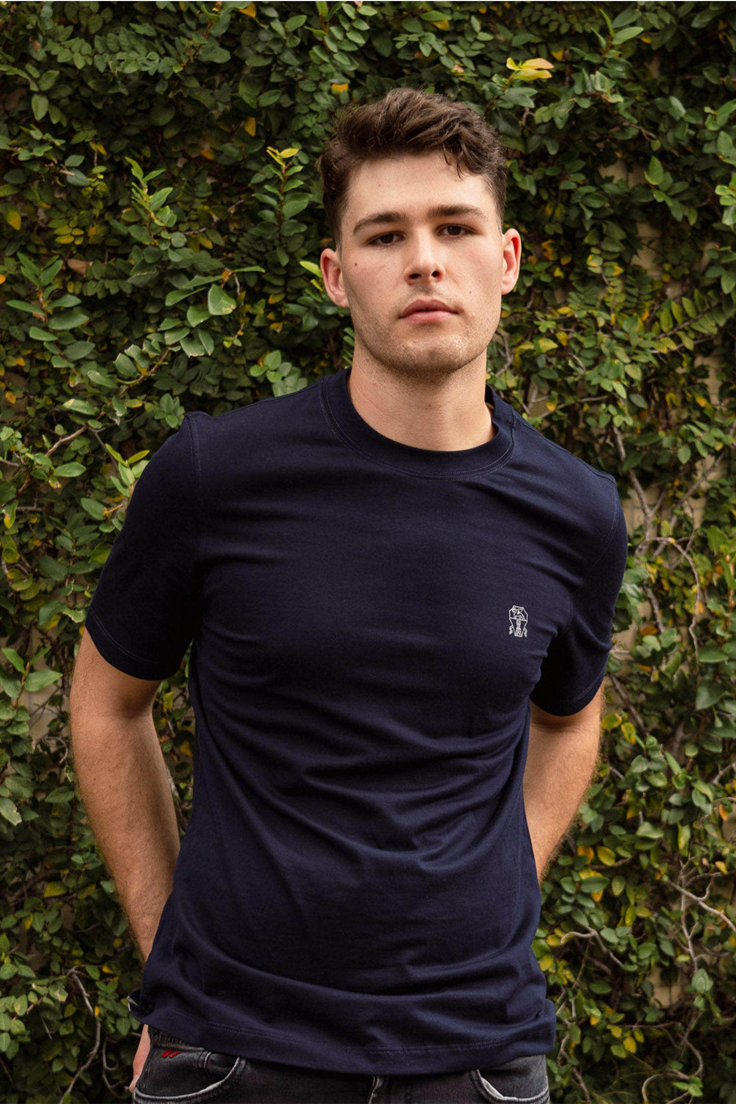 BRUNELLO CUCINELLI | Regular Fit T-Shirt | Navy