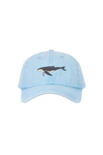 PALLION POINT Sky Blue Humpback Whale Cap