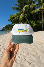 PALLION POINT | Mahi Mahi Cap | White & Green