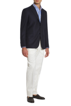 BRIONI | Casual Collar Striped Shirt | Blue