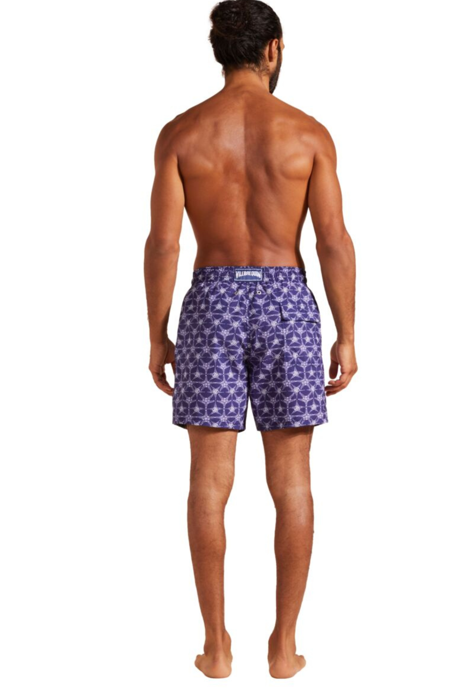 VILEBREQUIN | Touching Starfish Swim Shorts | Navy & White