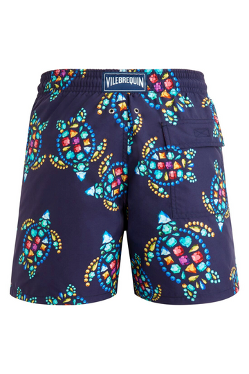 VILEBREQUIN Navy Jewelled Turtles Swim Shorts