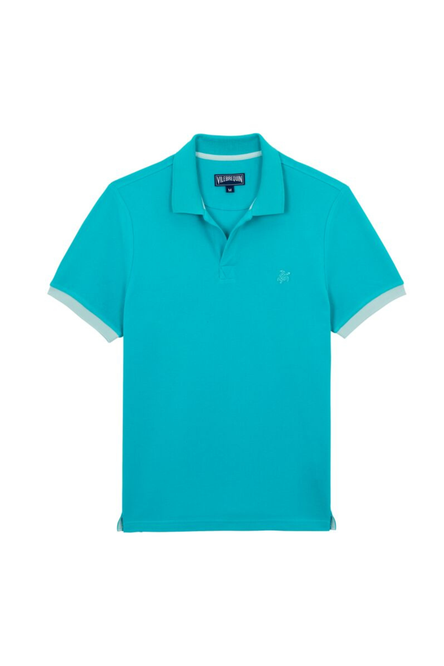 VILEBREQUIN | Polo With Contrast Trims | Turquoise