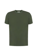 MEY STORY | Stretch Cotton T-Shirt | Dark Green