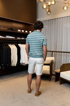 JACOB COHEN | Lou Herringbone Shorts | Off-White