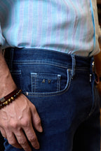 TRAMAROSSA | Michaelangelo Jeans With Contrast Stitch | Denim
