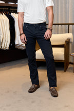 JACOB COHEN | Bard Cotton Trousers | Black