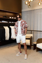 ALTEA | Floral Shirt | Rust