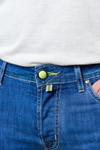 JACOB COHEN | Tennis Racquet Patch Jeans | Denim