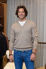 MITCHELL OGILVIE | Cashmere V-Neck Knit | Oatmeal