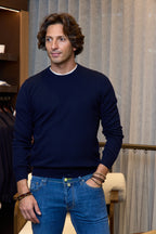 MITCHELL OGILVIE | Cashmere Crew Knit | Navy