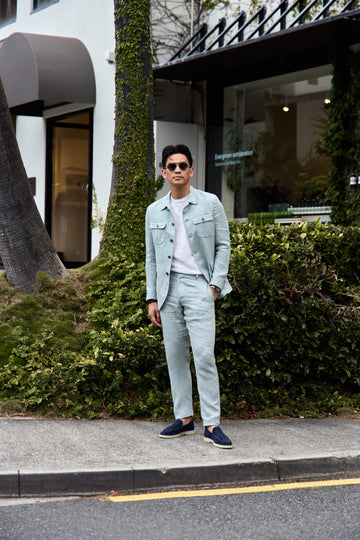 TOMBOLINI Pistachio Safari Suit