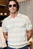 ALTEA | V-Neck Polo | Cream