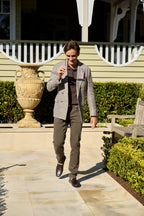 TRAMAROSSA | Lightweight Michelangelo Gabardine Jeans | Chocolate