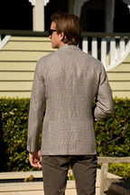 BRUNELLO CUCINELLI | Double Breasted Jacket | Dark Brown