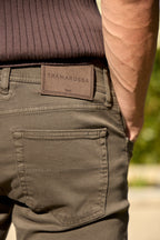 TRAMAROSSA | Lightweight Michelangelo Gabardine Jeans | Chocolate