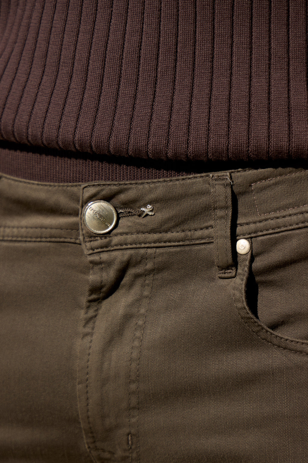 TRAMAROSSA | Lightweight Michelangelo Gabardine Jeans | Chocolate