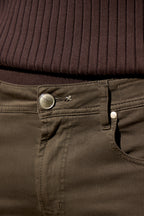 TRAMAROSSA | Lightweight Michelangelo Gabardine Jeans | Chocolate