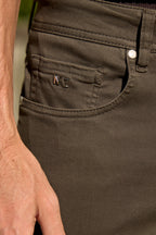 TRAMAROSSA | Lightweight Michelangelo Gabardine Jeans | Chocolate