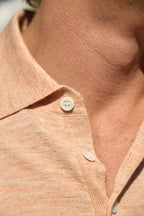 BRUNELLO CUCINELLI | Knit Polo | Orange