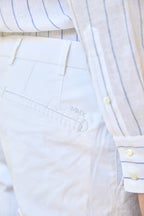 MMX | Leo 1 Pleat Trousers | White