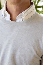 BRUNELLO CUCINELLI | Crew Neck Knit | Blue-Brown