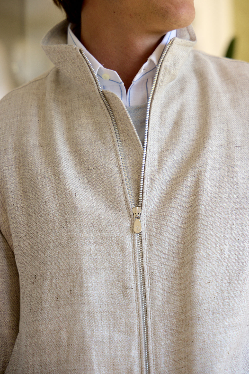 BRUNELLO CUCINELLI | Bomber Jacket | Pale Brown