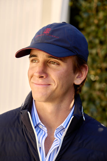 BRUNELLO CUCINELLI Navy Cap