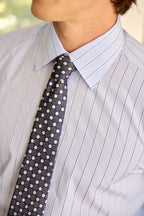 BRIONI | Brunico Striped Cotton Shirt | Blue