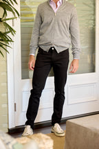 TRAMAROSSA | Lightweight Michelangelo Gabardine Jeans | Black