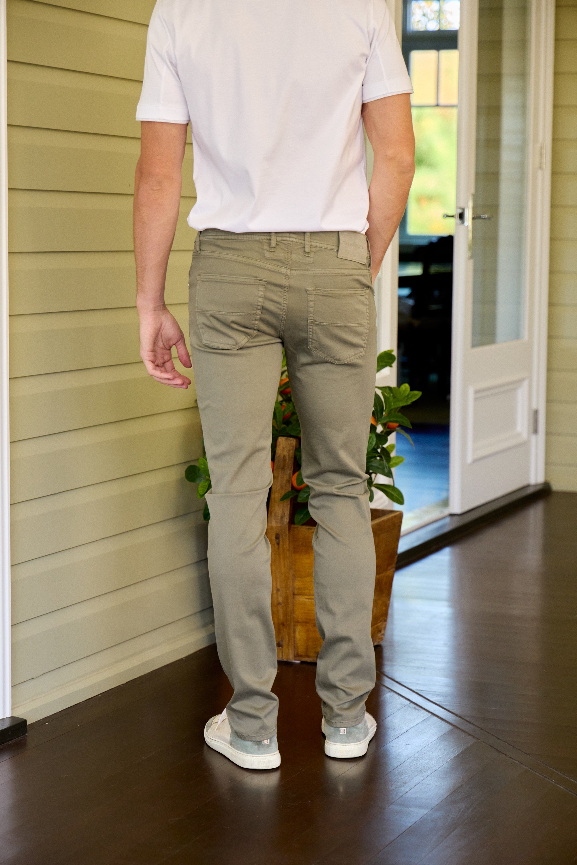 TRAMAROSSA | Lightweight Michelangelo Gabardine Jeans | Military