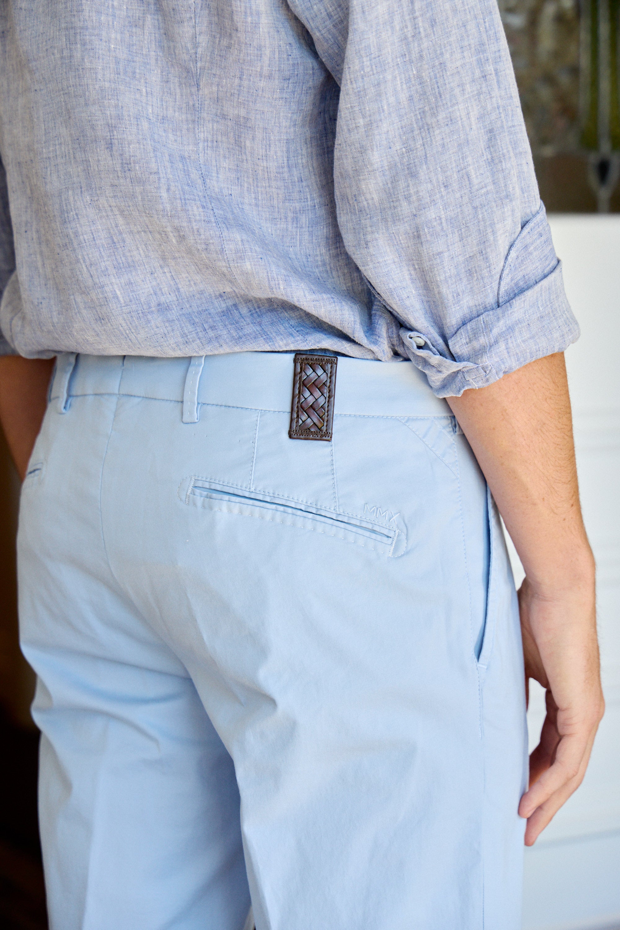 MMX | Leo 1 Pleat Trousers | Sky