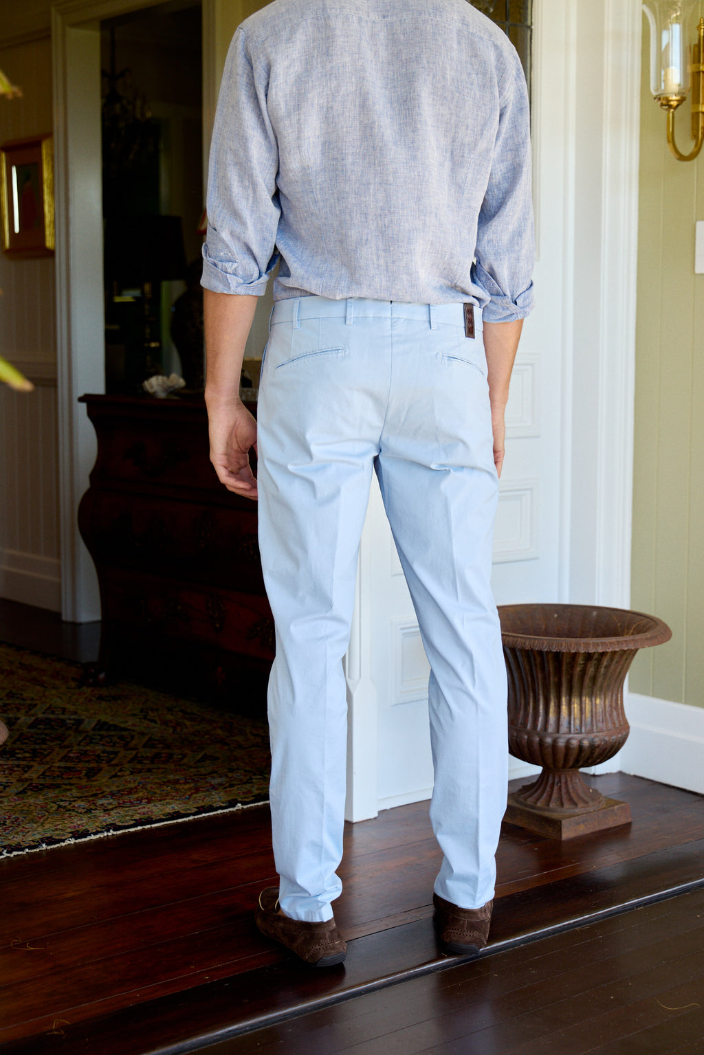 MMX | Leo 1 Pleat Trousers | Sky