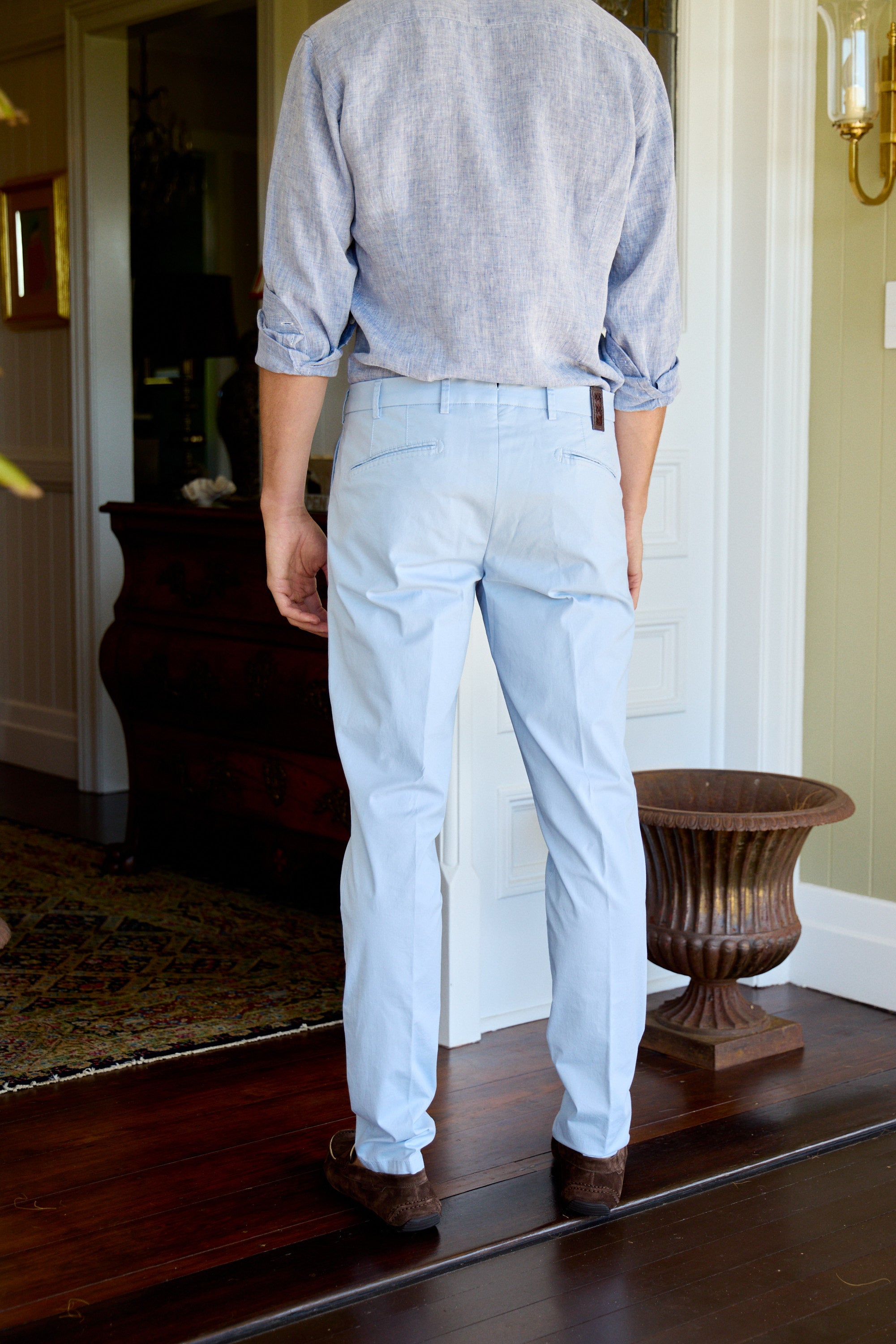 MMX | Leo 1 Pleat Trousers | Sky
