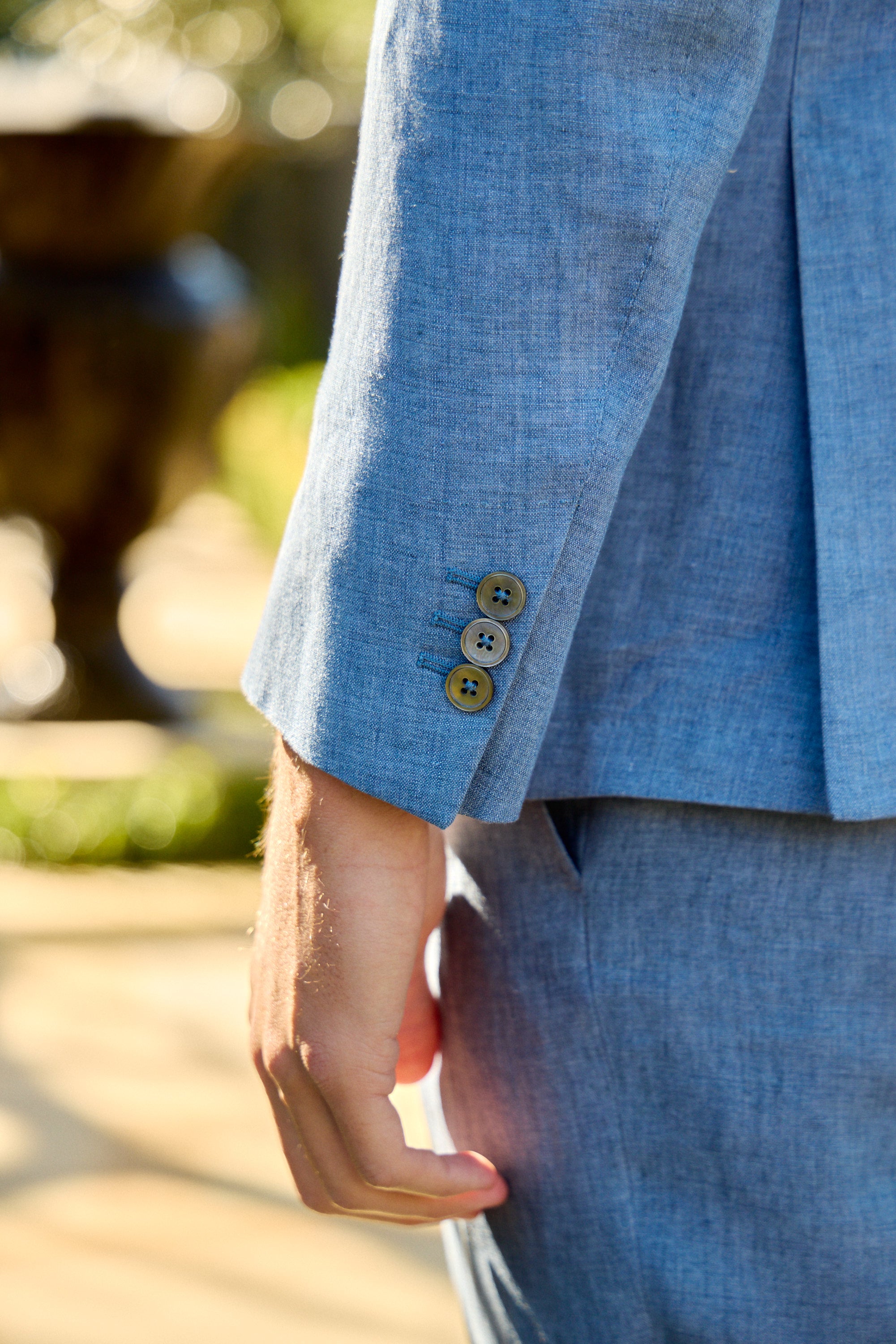 TOMBOLINI | Zero-Gravity Linen Suit | Blue