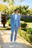 TOMBOLINI | Zero-Gravity Linen Suit | Blue