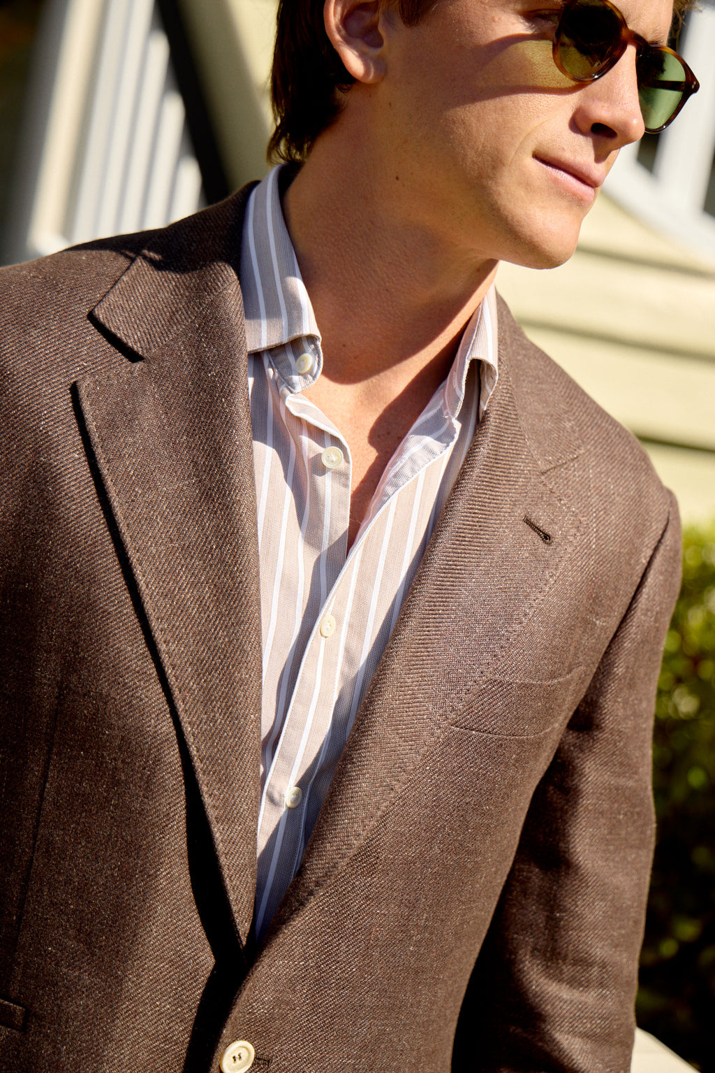 BRUNELLO CUCINELLI | Thick Twill Jacket | Dark Brown