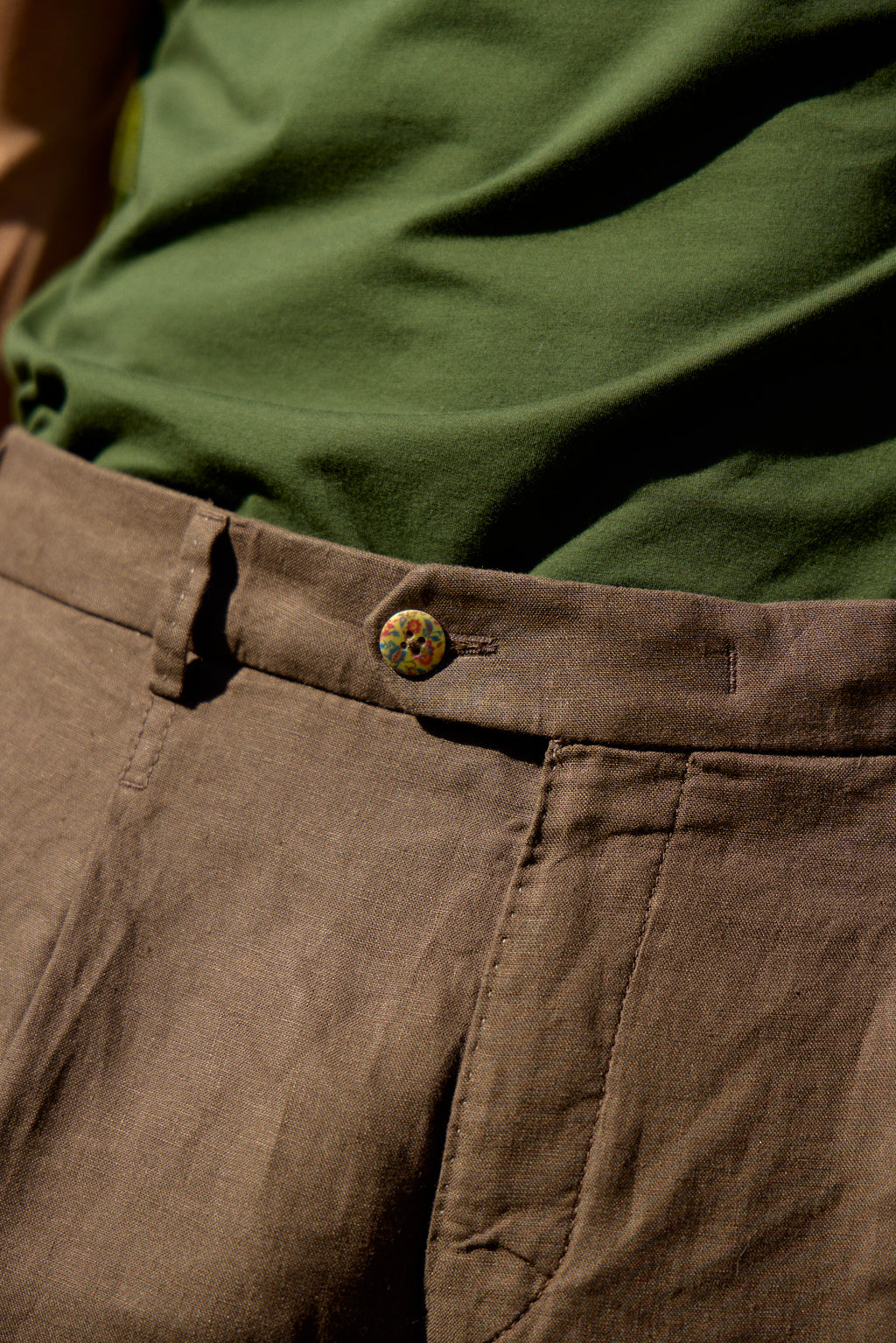 MMX | 1 Pleat Shorts | Chocolate