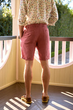 MMX | 1 Pleat Shorts | Raspberry