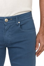 TRAMAROSSA | Lightweight Michelangelo Gabardine Jeans | Blue Cloud