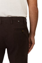 CANALI | Slim Leg Stretch Chino | Dark Brown