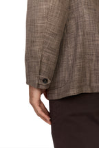CANALI | Woven Jacket | Dark Brown